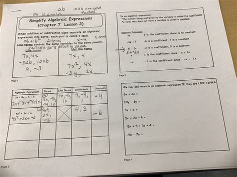 Math 7 Homework
