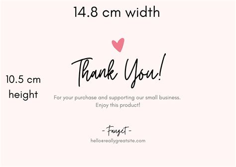 Editable Thank You Cards Printable Personalised Thank You Etsy