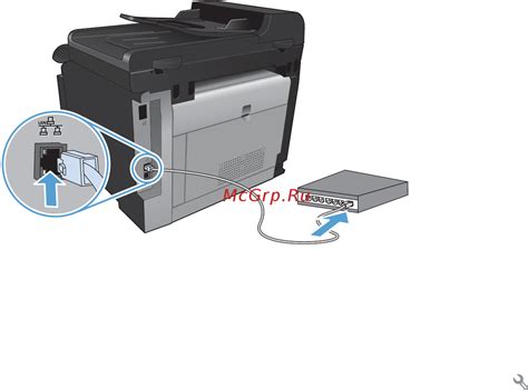 Hp Laserjet Pro Cm1415fn [68 328] Подключение к сети