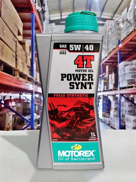 油工廠MOTOREX 5W40 POWER SYNT 4T 全合成 機油 檔車 速克達 MA2 露天市集 全台最大的網路購物市集