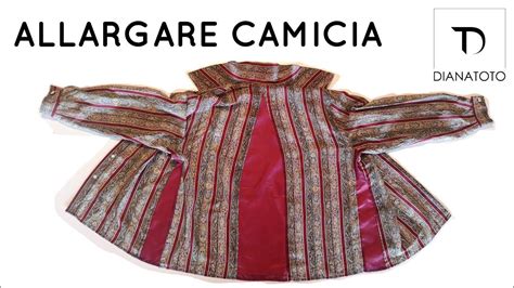 Allargare Camicia Enlarge Shirt Diy Youtube