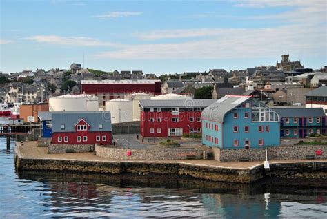 Houses of Lerwick, Shetland Islands Stock Photo - Image of houses, city ...