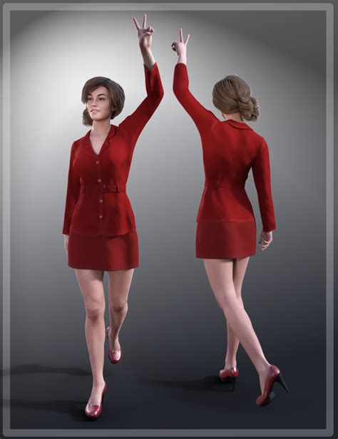 Dforce Secretary Outfit For Genesis 8 Females Daz 3d