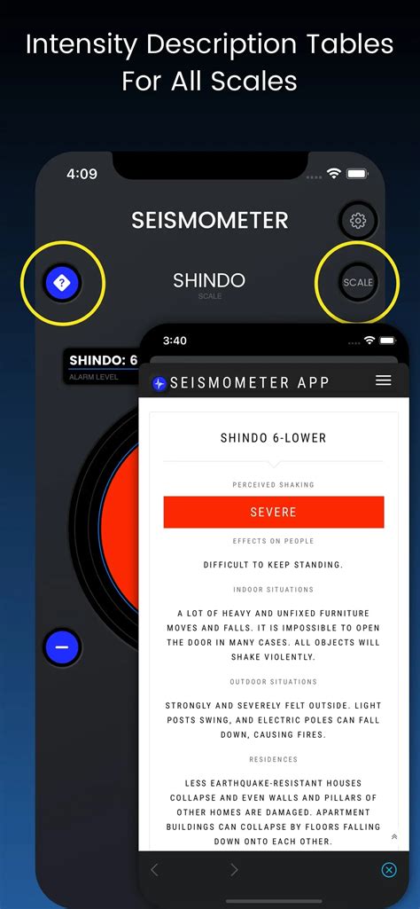 Seismometer App - Live Earthquake Intensity Meter & Alarm