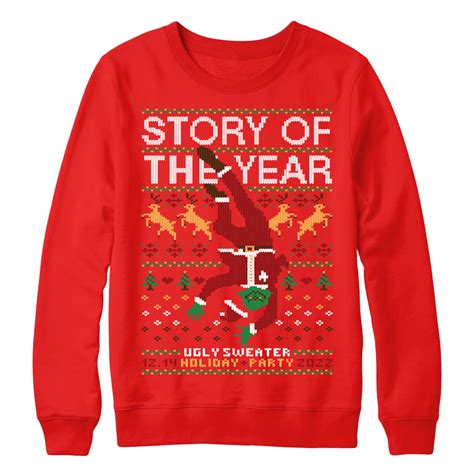 Red Holiday Sweater Story Of The Year