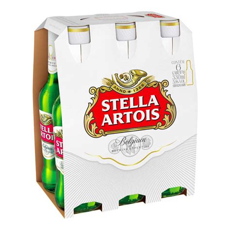 CERVEJA STELLA ARTOIS LONG NECK 330ML 6UN