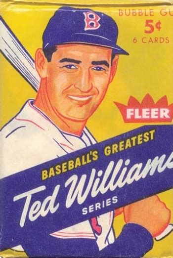 Fleer Ted Williams Baseball Cards Most Valuable Wax Pack