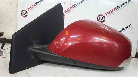 Renault Megane Coupe Mk Passenger Ns Wing Mirror Red Tennj