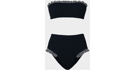 Hunza G Peggy Bikini In Black Lyst