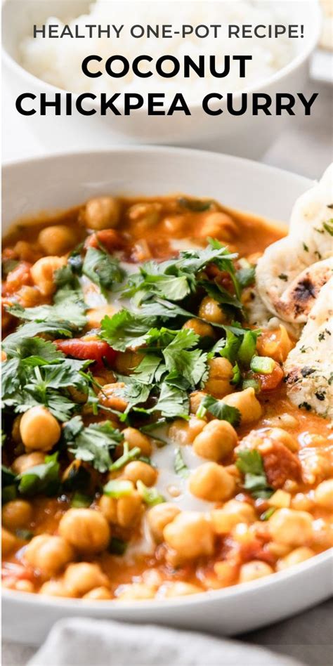 Coconut Chickpea Curry 30 Minutes Vegan Real Vibrant Recipe