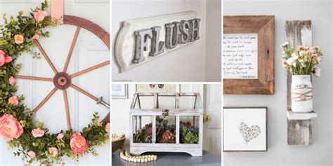 21 DIY Farmhouse Decor Ideas For Charming Rustic Decor - A Crazy Family