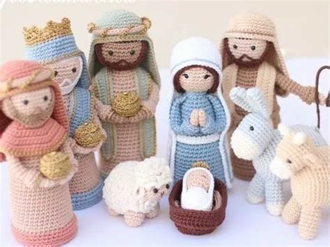 Nacimiento De Amigurumis Tejidos A Crochet Meses sin interés