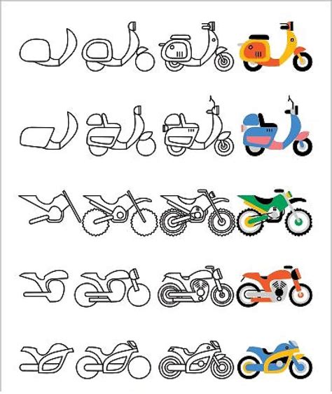 Motorbike Drawing Ideas Drawing Photos