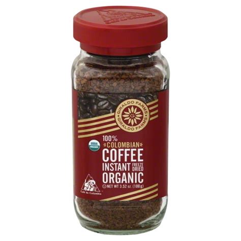 Giraldo Farms 100 Organic Colombian Instant Freeze Dried Coffee 35