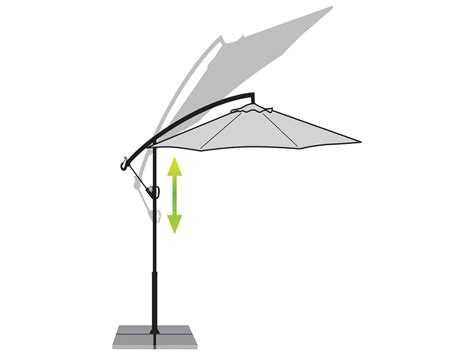 Parasol déporté Jardin equipement de jardin Fan de Lidl FR