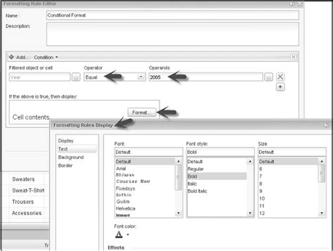 Sap Webi Bedingte Formatierung