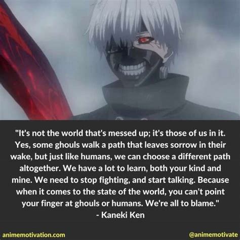 31 Dark Anime Quotes From Tokyo Ghoul That Go Deep