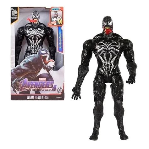 Boneco Venom Venom Articulado 30cm Shopee Brasil