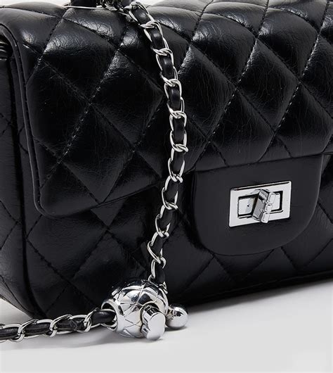 Buy Tyra Quilted Crossbody Bag With Chain Straps In Black 6thStreet UAE