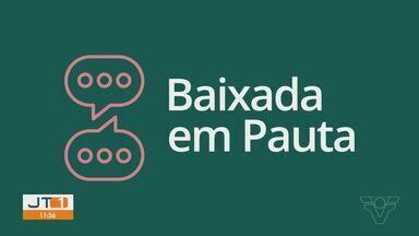 Jornal Tribuna 1ª Edição Baixada em Pauta recebe delegado da