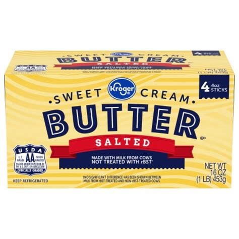 Kroger Salted Butter Sticks 16 Oz Bakers