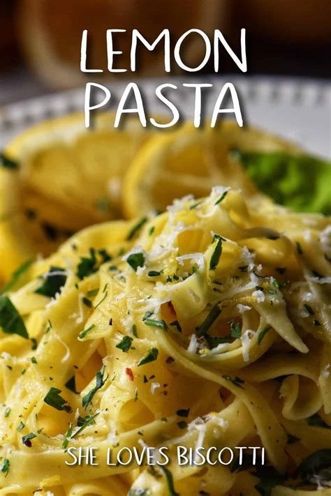 Easy Lemon Pasta Recipe Without Cream She Loves Biscotti