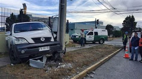 Pta Arenas Alcalde Se Querell Contra Conductor Ebrio Que Destroz