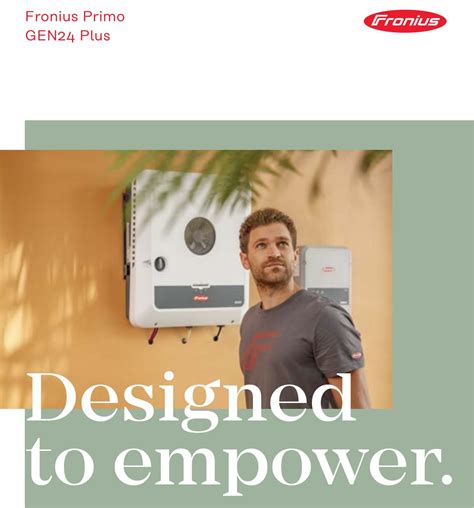 Fronius Primo Gen Plus Hybrid Inverter Backup Owner S Manual