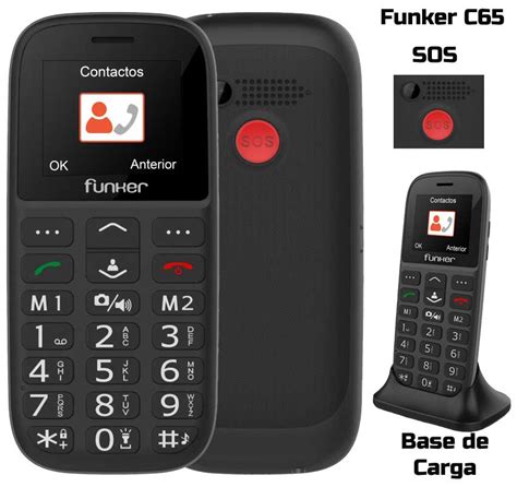 Funker C65 móvil libre para mayores