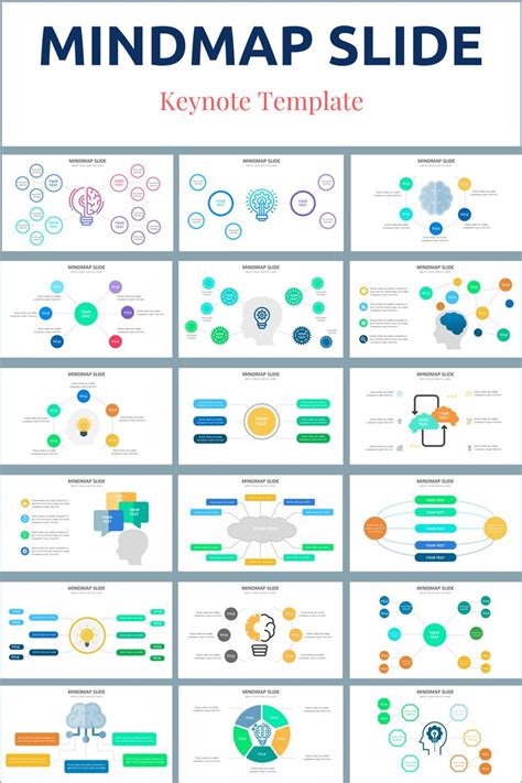 Mindmap Keynote Templates Best Design Infographic Templates