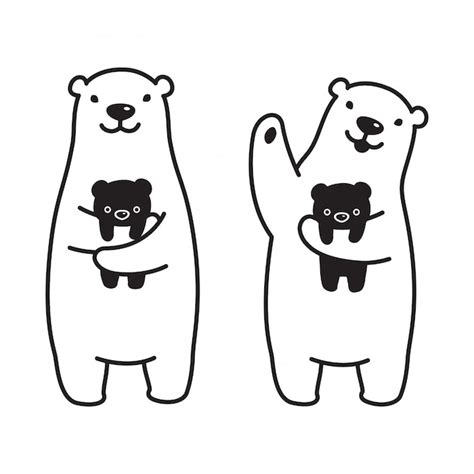 Premium Vector Bear Vector Polar Teddy Cartoon