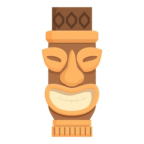 Premium Vector Totem Stone Icon Cartoon Vector Inca Statue Ancient