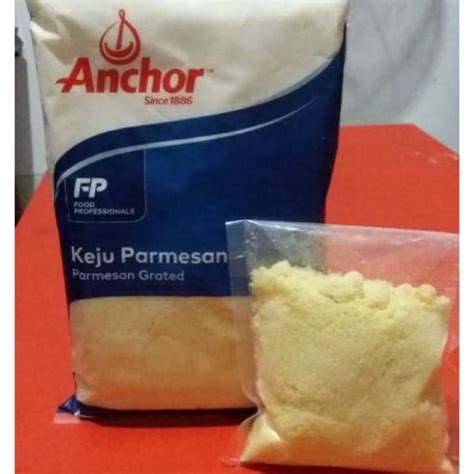 Jual Anchor Parmesan Cheese Grated 1 Kg Pack Keju Parmesan Parut