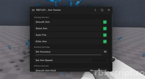 Reflex Aim Trainer Smooth Aim Silent Aim Auto Fire Scripts Rbxscript