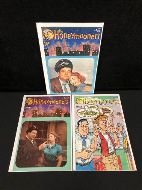 The Honeymooners Comic Book Lot Triad Publication