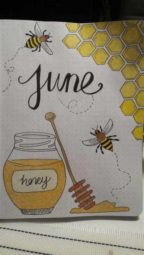 Honeycomb For Feelings Bullet Journal Month Bullet Journal Notebook