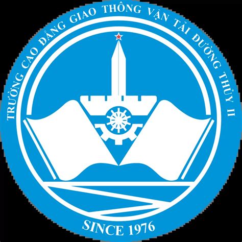 Vector Logo Tr Ng Cao Ng Gtvt Ng Th Y Ii Waterway Transport