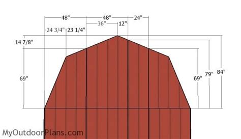 14x16 Barn Shed Roof Plans Myoutdoorplans