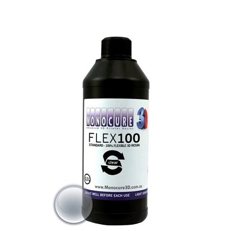 Monocure 3d Rapid Flex100 Resin 500 Ml Clear Mito