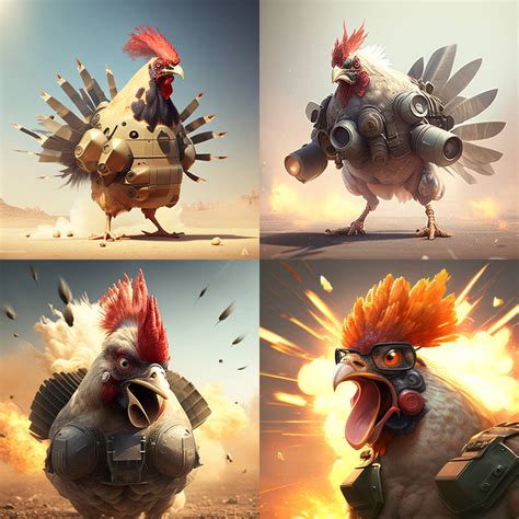 Ballistic Chicken by Patiatya on DeviantArt