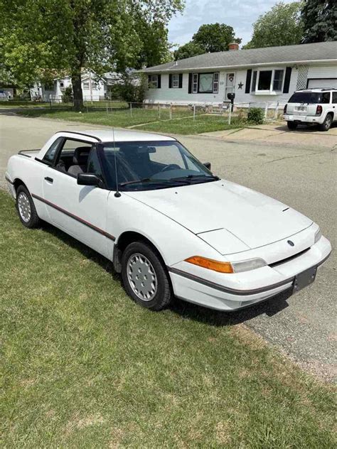 1991 Mercury Capri Convertible White FWD Manual - Classic Mercury Capri ...