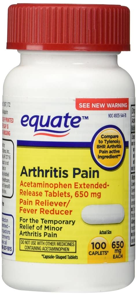 Amazon Equate Arthritis Pain Reliever Extended Release