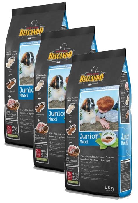 Hunde Trockenfutter Junior Maxi Gefl Gel Und Reis X Kg Belcando