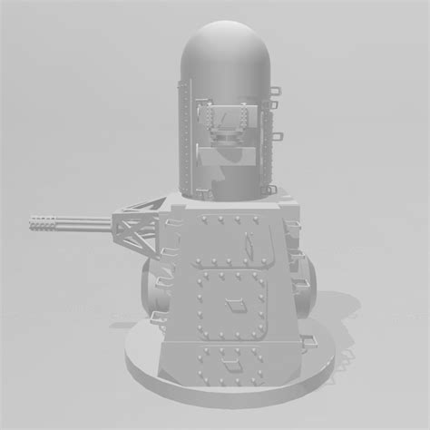 Stl File Phalanx Ciws Close In Weapon System 🔫 ・3d Printable Model