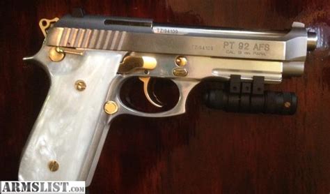 ARMSLIST For Sale Taurus PT92 9mm Pistol 10rd Pearl Stainless