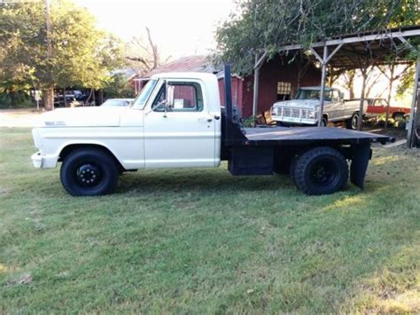 1967 Ford F350 Dually Flat Bed With Braden Winch Lots Of Restoration Work Done For Sale Ford