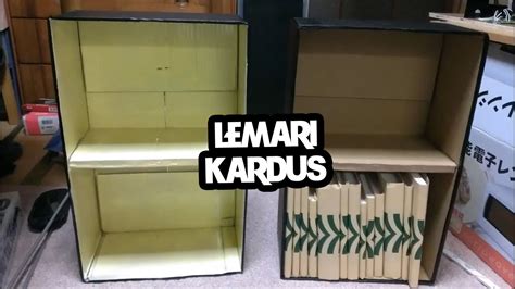 Teks Prosedur Cara Membuat Rak Buku Dari Kardus Sketsa