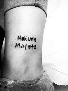 10 Idee Su Tatuaggio Hakuna Matata Tatuaggio Hakuna Matata Hakuna