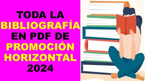 Soy Docente BIBLIOGRAFÍA DE PROMOCIÓN HORIZONTAL 2024 YouTube