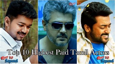 Top 10 Highest Paid Tamil Actors Top Kollywood Actors With The Highest